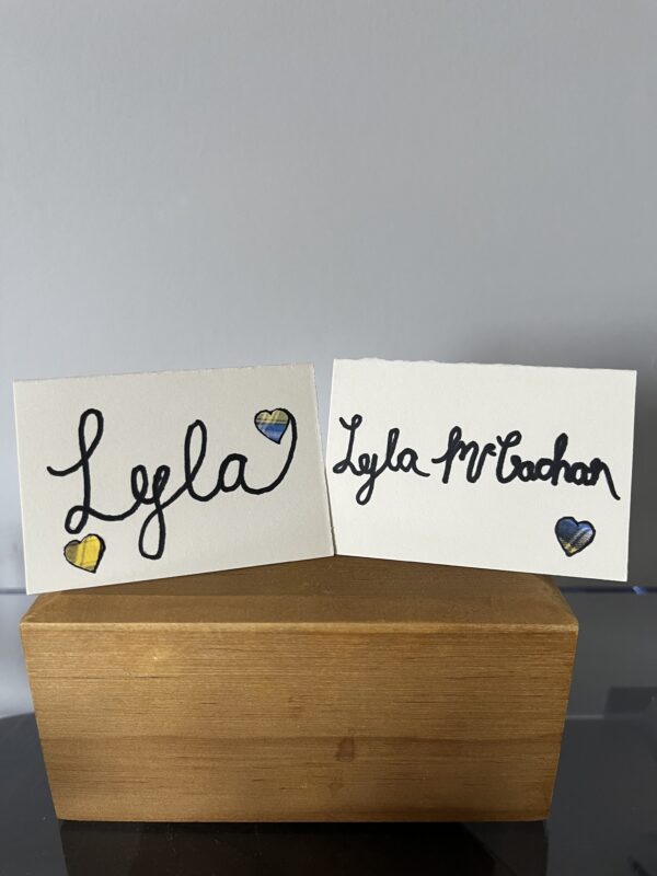 Custom made Place Names