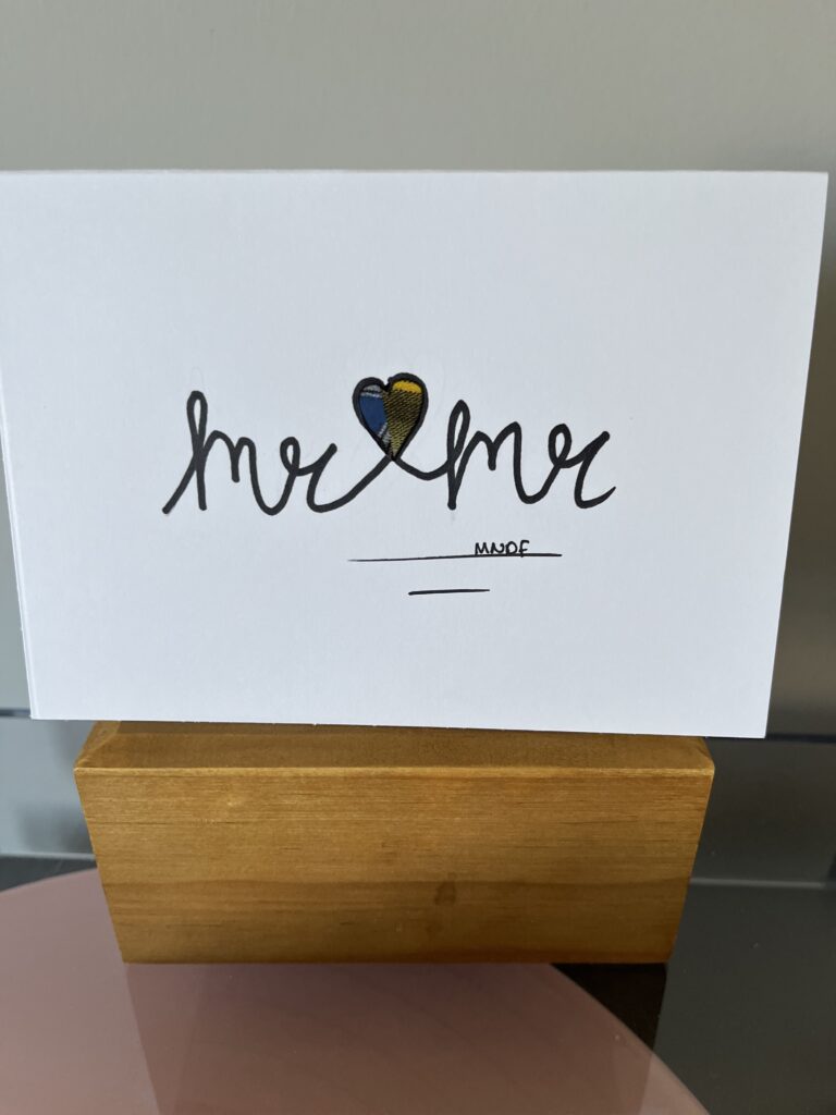 Mr & Mr card