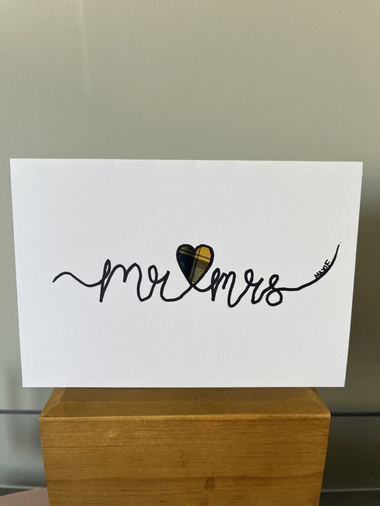 Mr & Mrs Card