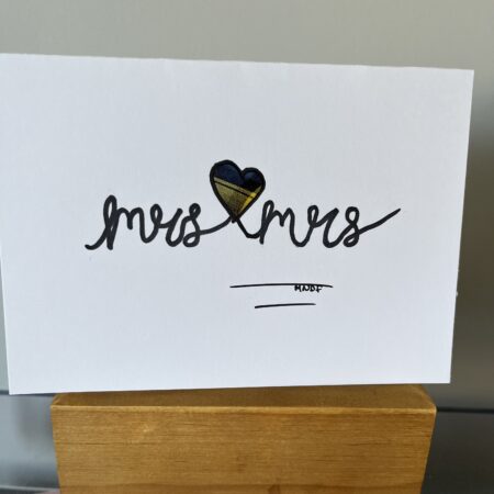 Mrs & Mrs card